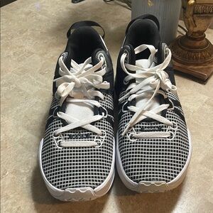 LeBrons Nike Black and White Athletic Sneakers